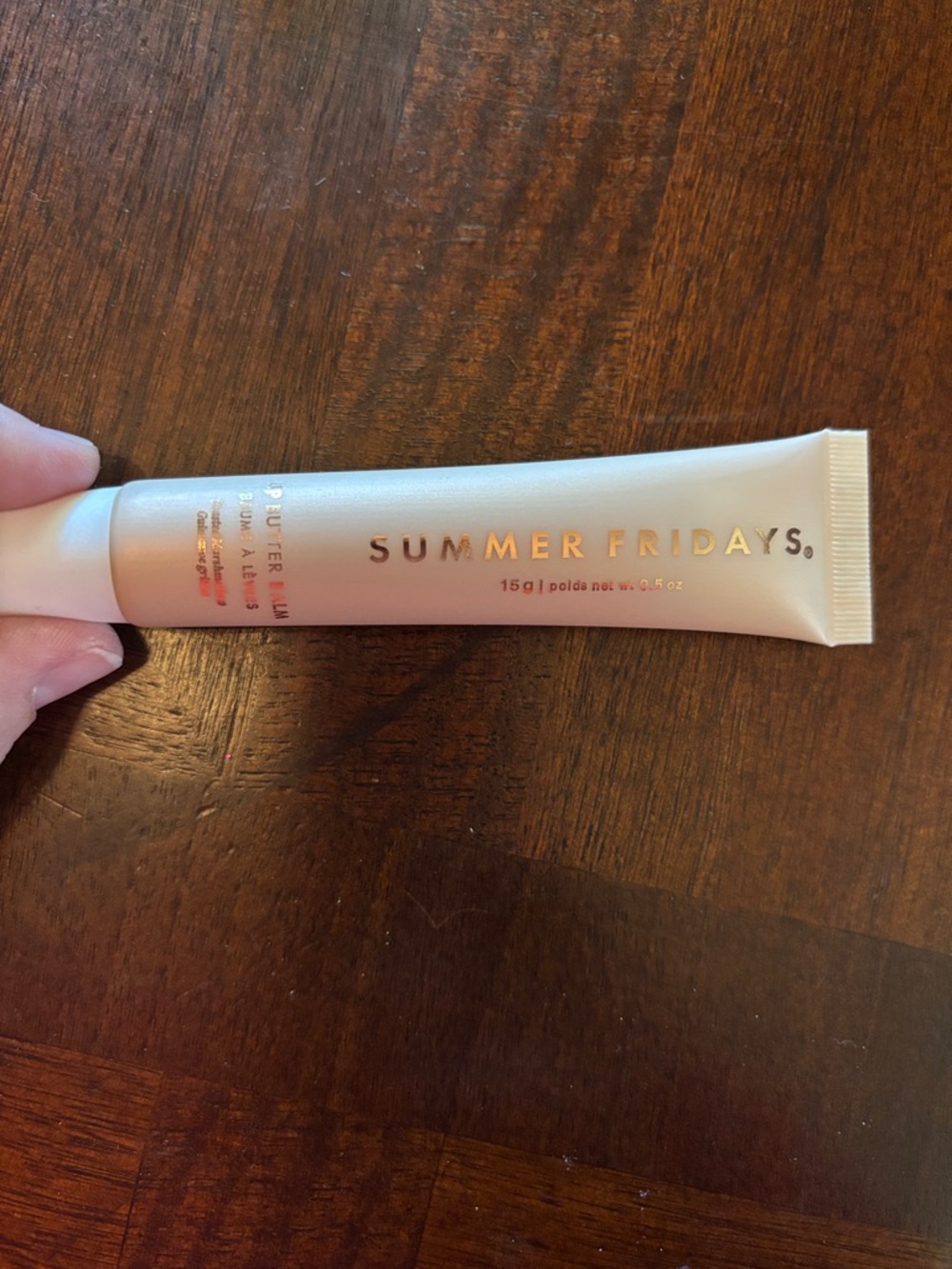 Summer Fridays Pearlized Sheer Butter Lip Balm - Light Iridescent